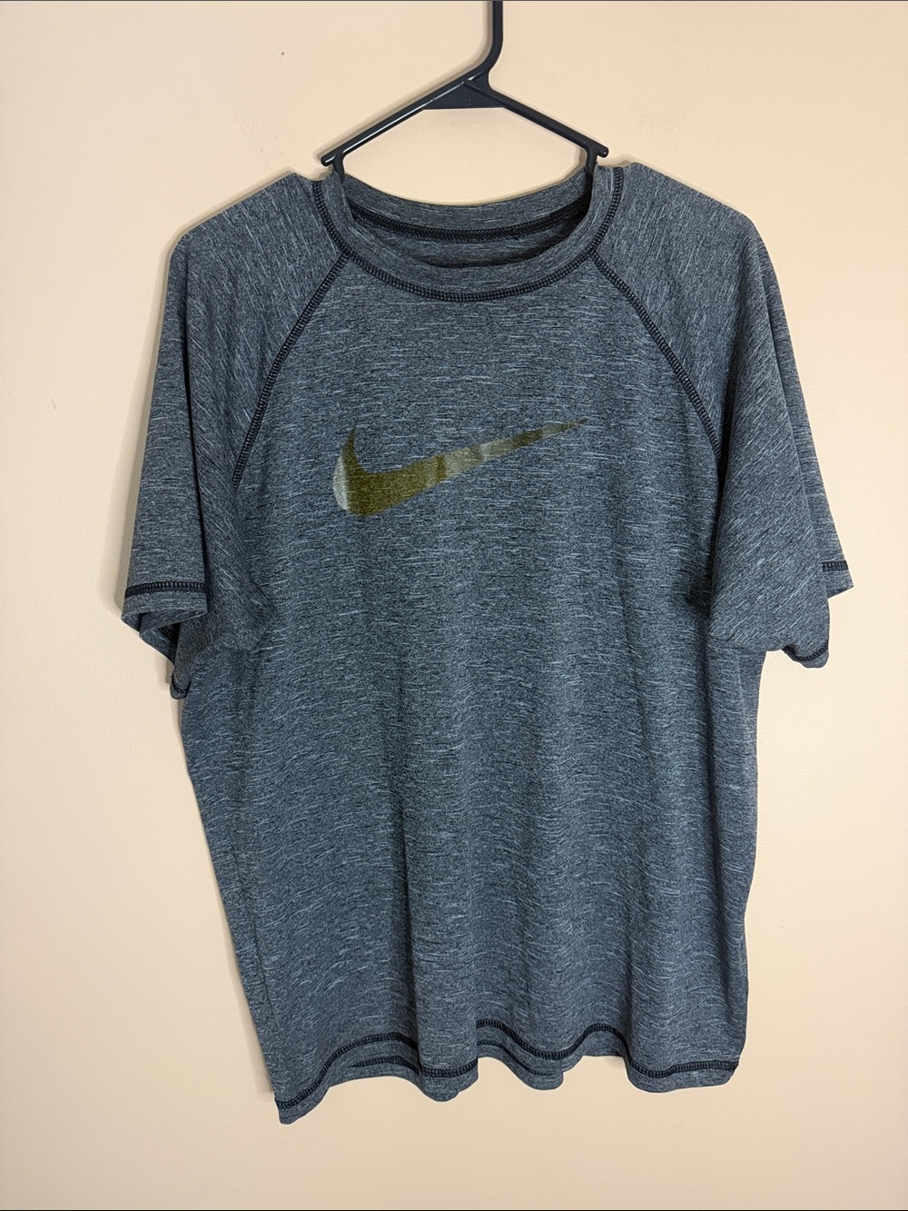 Nike Men's Heather Blue Short Sleeve Performance Tee